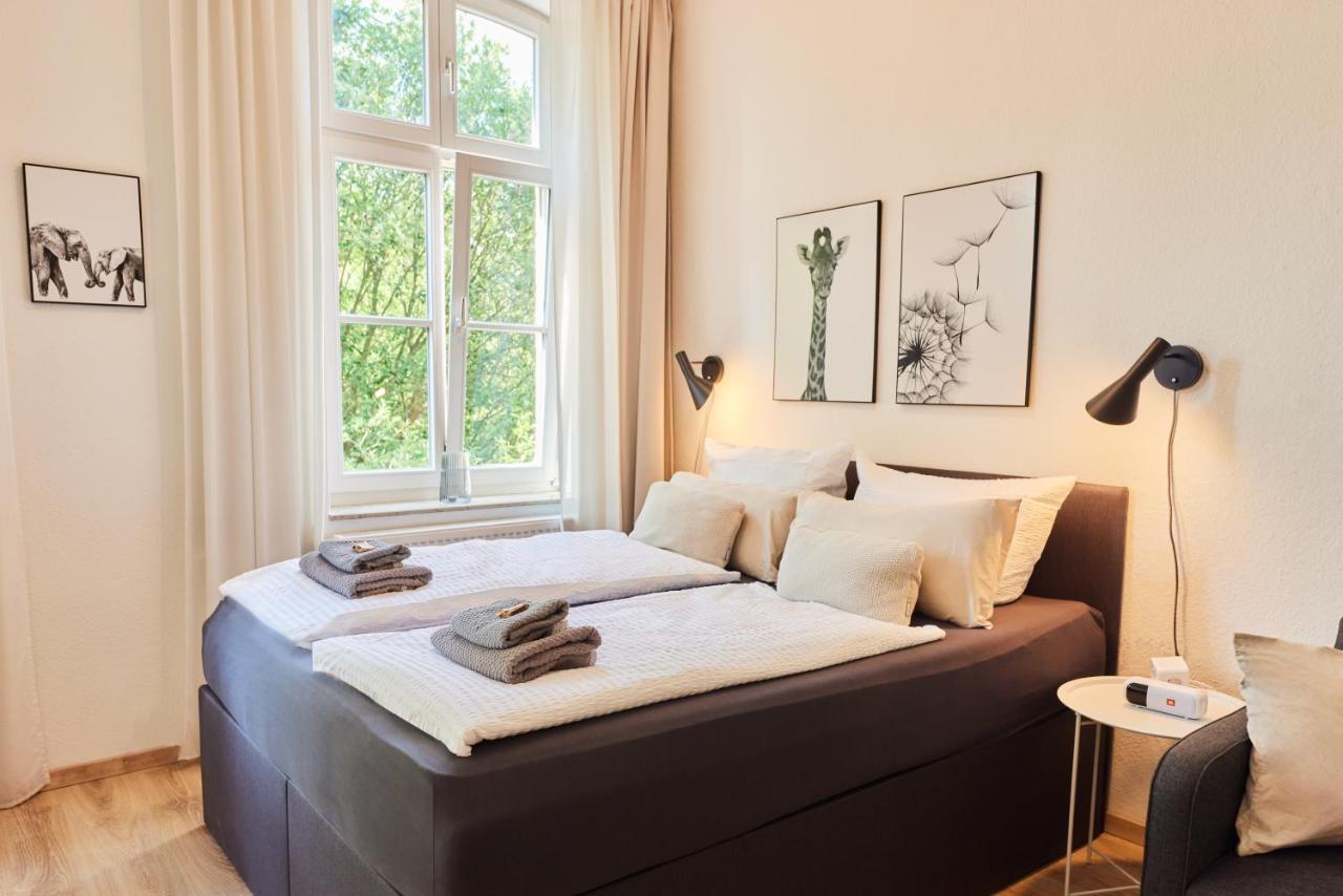 Studio3 Zentral Und Ruhig Mit Parkplatz, 5 Min Z Bali-T Und Gop, Boxspringbett Bad Oeynhausen Exterior foto