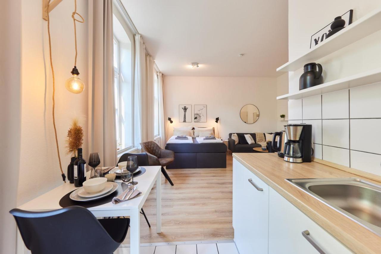 Studio3 Zentral Und Ruhig Mit Parkplatz, 5 Min Z Bali-T Und Gop, Boxspringbett Bad Oeynhausen Exterior foto